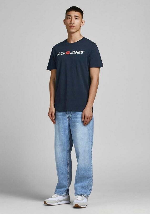 Jack & jones T-shirt met labelprint model 'CORP' - Foto 6
