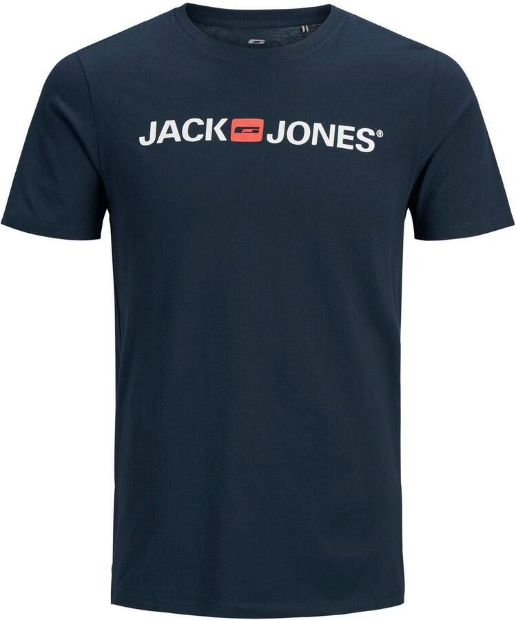 Jack & jones T-shirt met labelprint model 'CORP'