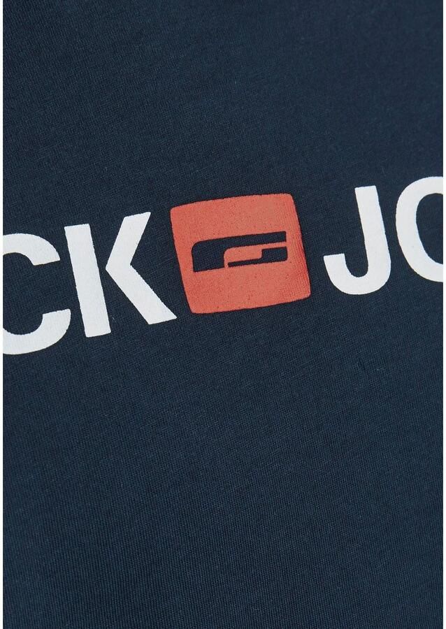 Jack & jones T-shirt met labelprint model 'CORP' - Foto 3