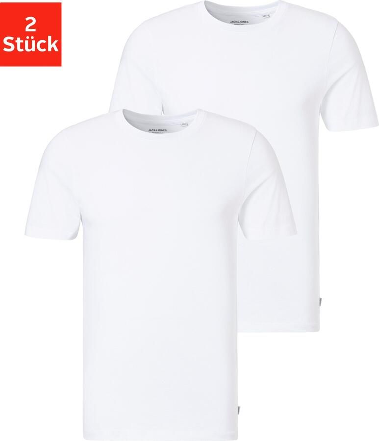 Jack & Jones T-shirt JACBASIC met ribboorden en aangenaam draagcomfort (Set van 2) - Foto 7