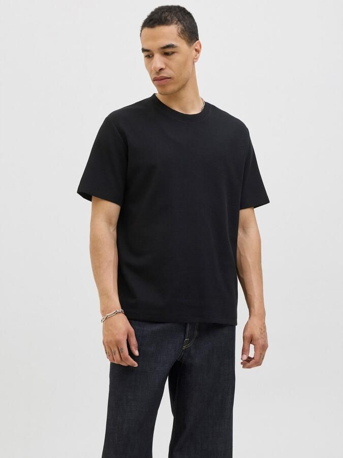 Jack & jones T-shirt met structuurmotief model 'EAUSTIN' - Foto 3