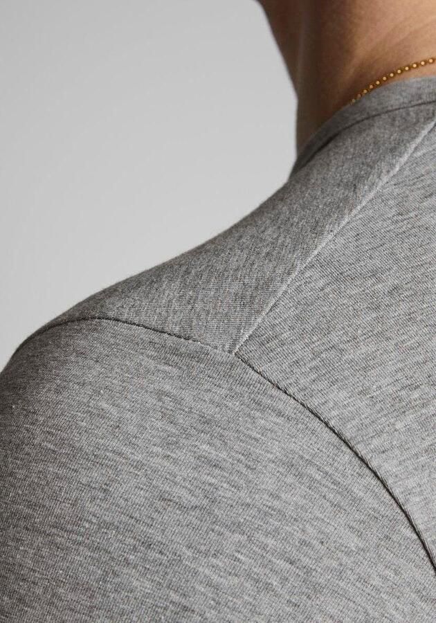 Jack & Jones T-shirt JJEBASIC met smalle pasvorm voor elke dag effen modieus smal katoenmix ronde hals - Foto 6