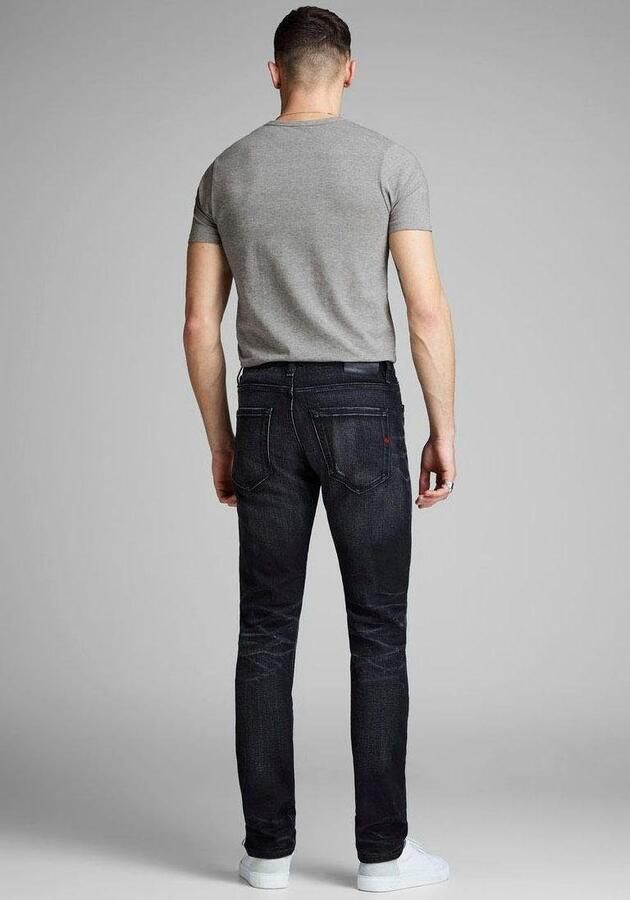 Jack & Jones T-shirt JJEBASIC met smalle pasvorm voor elke dag effen modieus smal katoenmix ronde hals - Foto 7