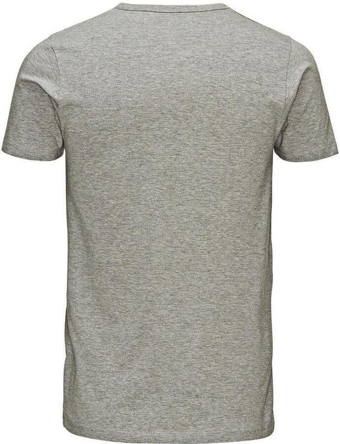 Jack & Jones T-shirt JJEBASIC met smalle pasvorm voor elke dag effen modieus smal katoenmix ronde hals - Foto 3