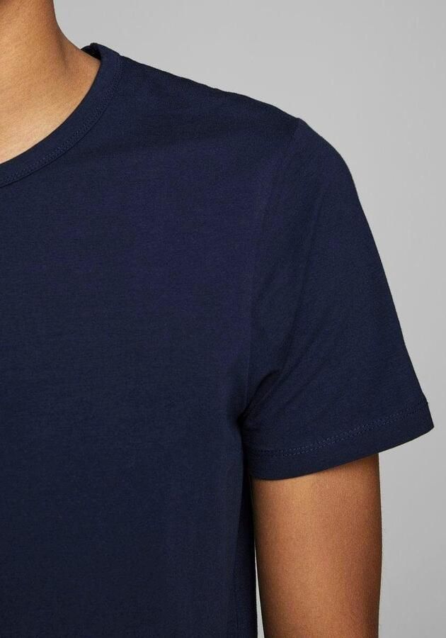 Jack & Jones T-shirt JJEBASIC met smalle pasvorm voor elke dag effen modieus smal katoenmix ronde hals - Foto 10