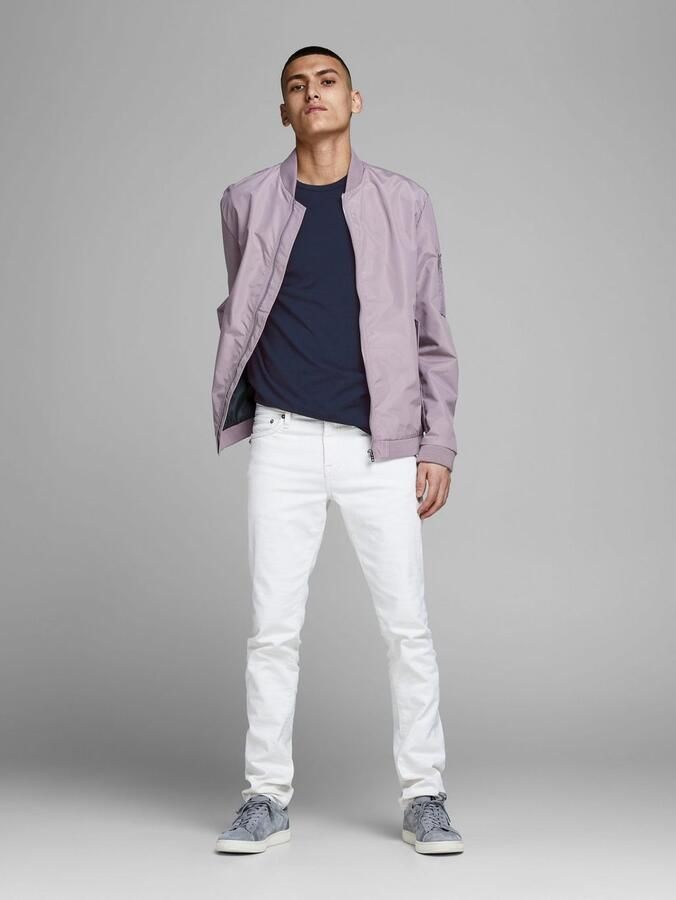 Jack & Jones T-shirt JJEBASIC met smalle pasvorm voor elke dag effen modieus smal katoenmix ronde hals - Foto 7