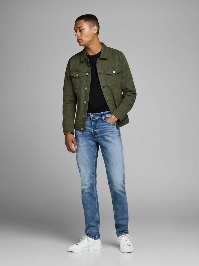 Jack & Jones T-shirt JJEBASIC met smalle pasvorm voor elke dag effen modieus smal katoenmix ronde hals - Foto 6