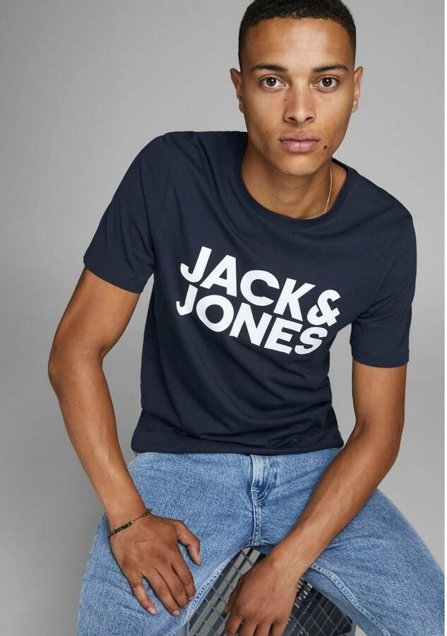 Jack & Jones T-shirt JJECORP Heren-T-shirt met figuuraccentuerende silhouet - Foto 7