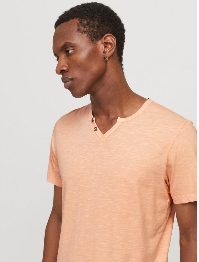 Jack & Jones T-shirt JJESPLIT NECK TEE SS NOOS - Foto 4