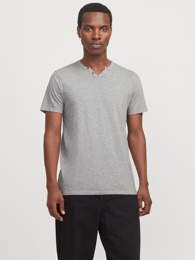 Jack & Jones T-shirt JJESPLIT NECK TEE SS NOOS - Foto 7