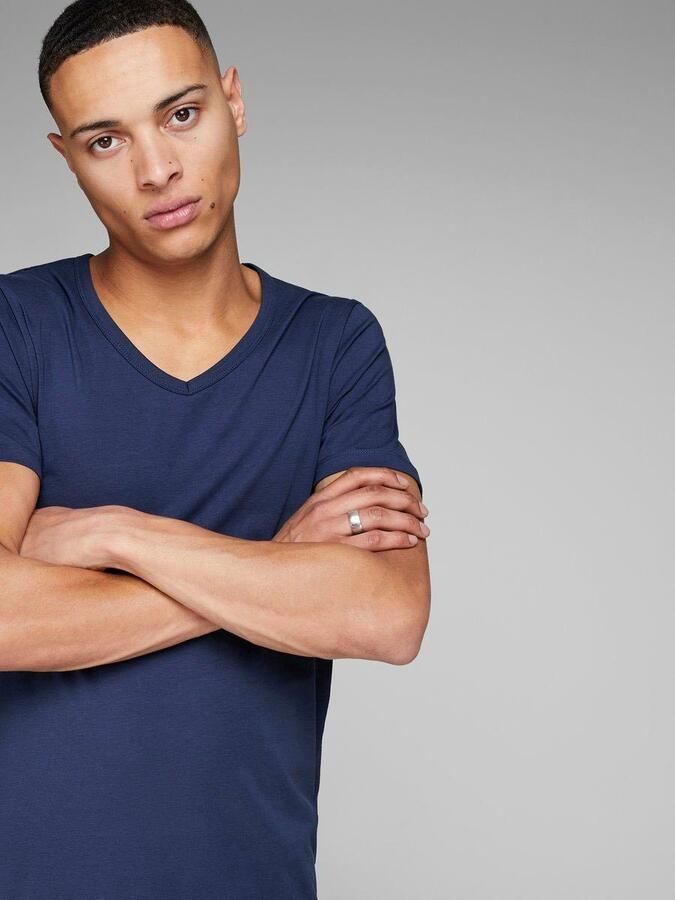 Jack & Jones T-shirt SLIM- FIT BASIC TEE V-NECK - Foto 2
