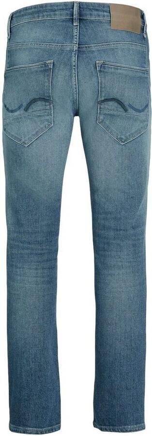 JACK & JONES JEANS INTELLIGENCE tapered fit jeans JJIMIKE JJBLADE 116 sn light blue denim - Foto 6