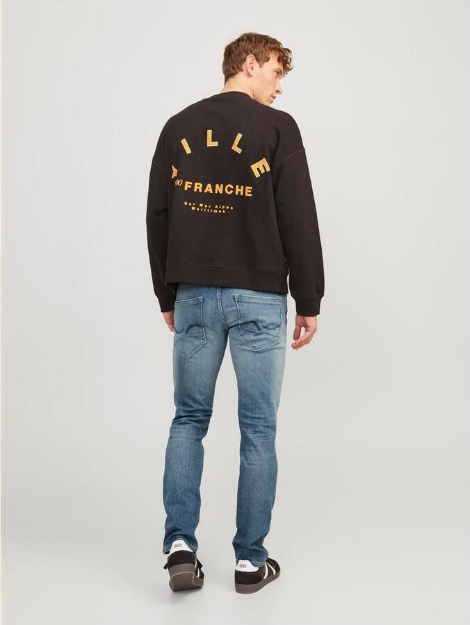 JACK & JONES JEANS INTELLIGENCE tapered fit jeans JJIMIKE JJBLADE 116 sn light blue denim - Foto 2