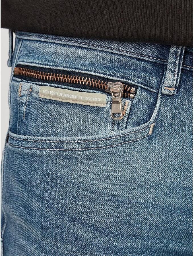 JACK & JONES JEANS INTELLIGENCE tapered fit jeans JJIMIKE JJBLADE 116 sn light blue denim - Foto 7