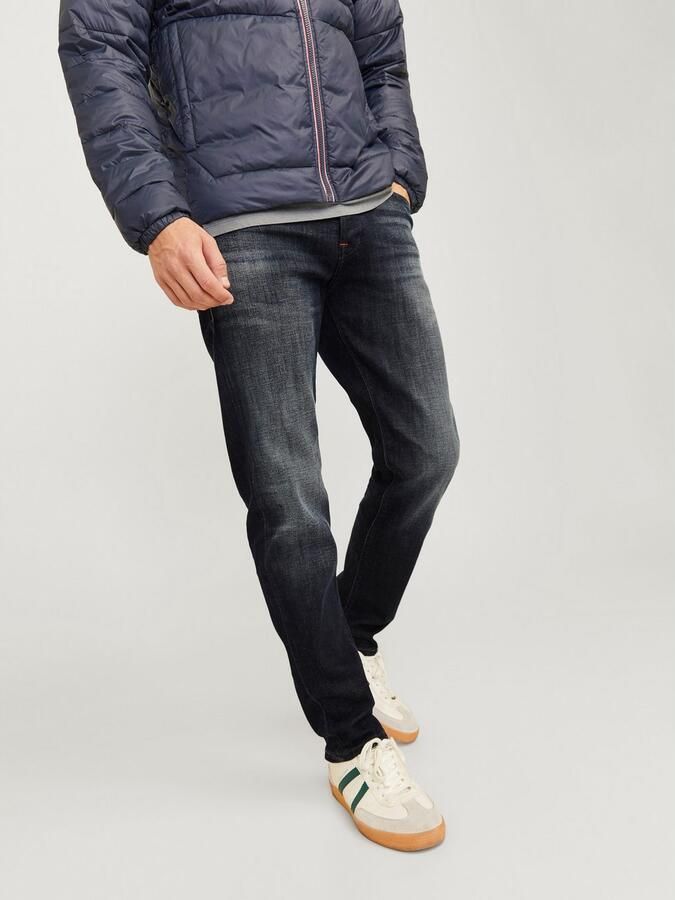 JACK & JONES JEANS INTELLIGENCE tapered fit jeans JJIMIKE JJCADE blue denim - Foto 7