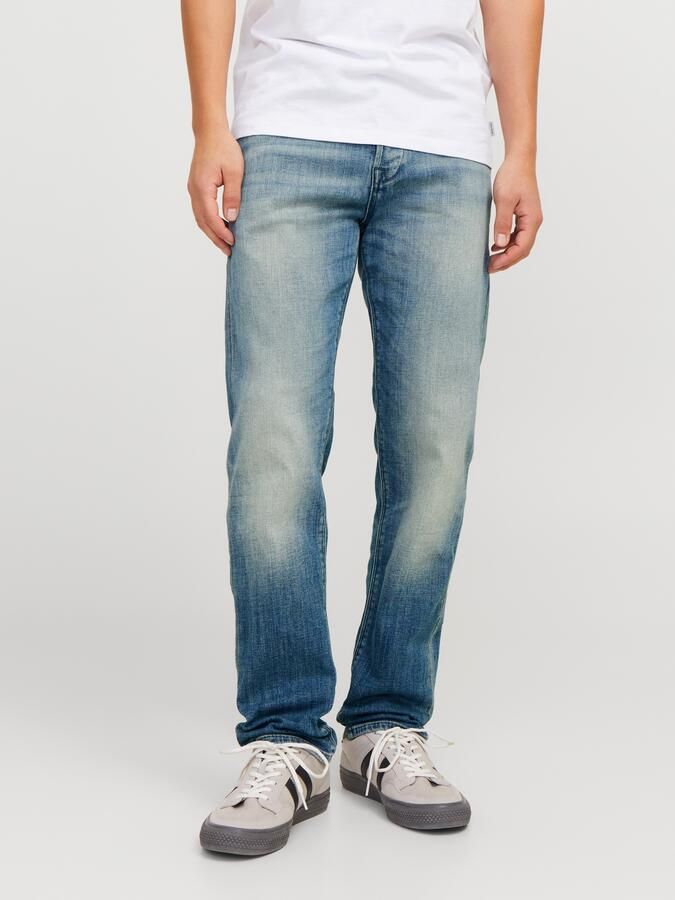 JACK & JONES JEANS INTELLIGENCE JJIMIKE JJCADE tapered jeans blue denim - Foto 9