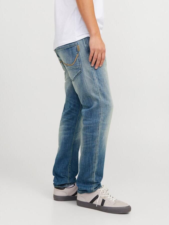 JACK & JONES JEANS INTELLIGENCE JJIMIKE JJCADE tapered jeans blue denim - Foto 5