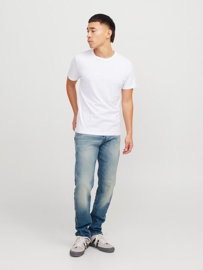 JACK & JONES JEANS INTELLIGENCE JJIMIKE JJCADE tapered jeans blue denim - Foto 6