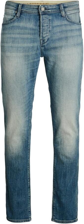 JACK & JONES JEANS INTELLIGENCE JJIMIKE JJCADE tapered jeans blue denim - Foto 8