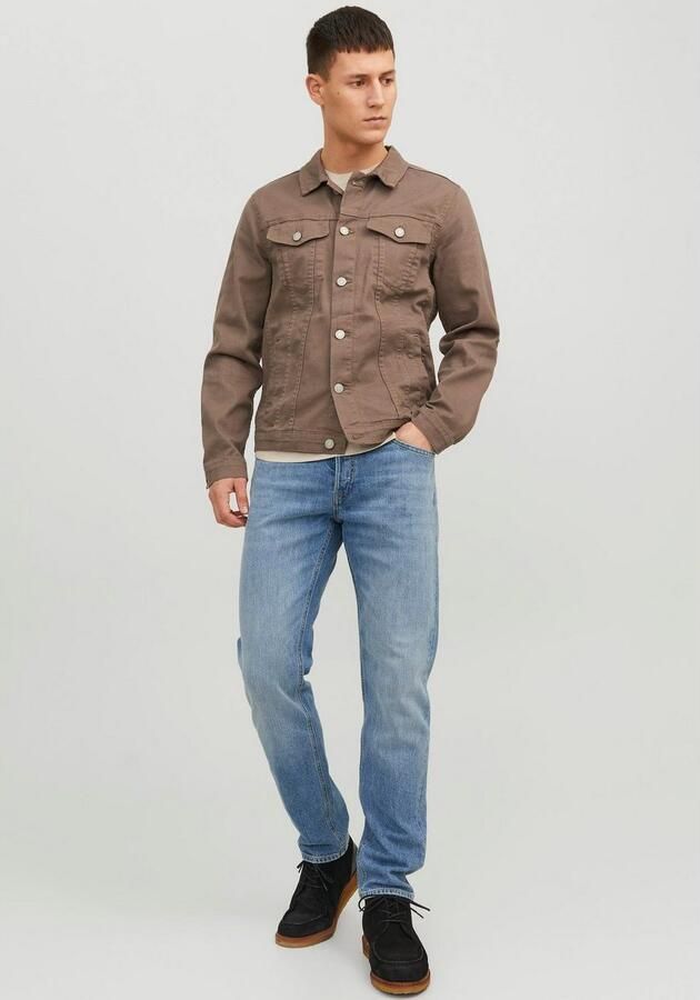 JACK & JONES JEANS INTELLIGENCE tapered fit jeans JJIMIKE JJORIGINAL blue denim - Foto 5