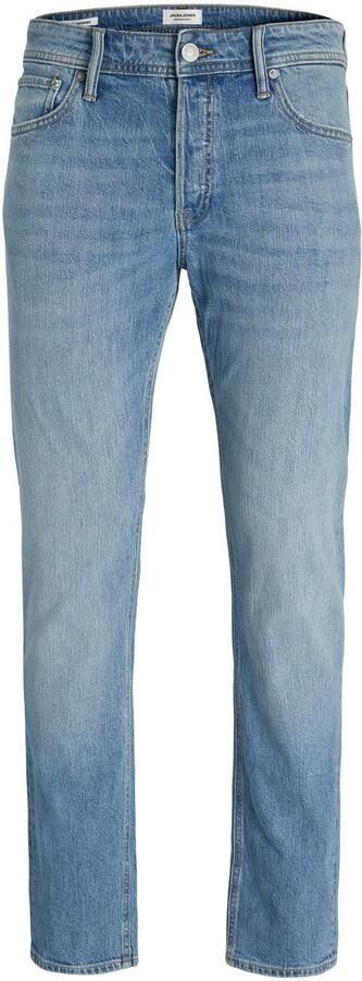 JACK & JONES JEANS INTELLIGENCE tapered fit jeans JJIMIKE JJORIGINAL blue denim - Foto 8