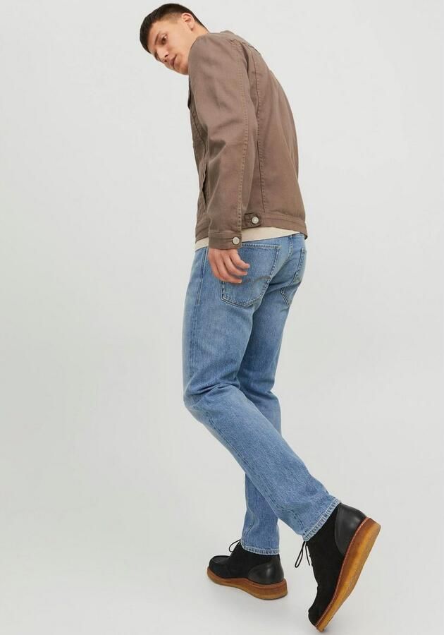 JACK & JONES JEANS INTELLIGENCE tapered fit jeans JJIMIKE JJORIGINAL blue denim - Foto 7