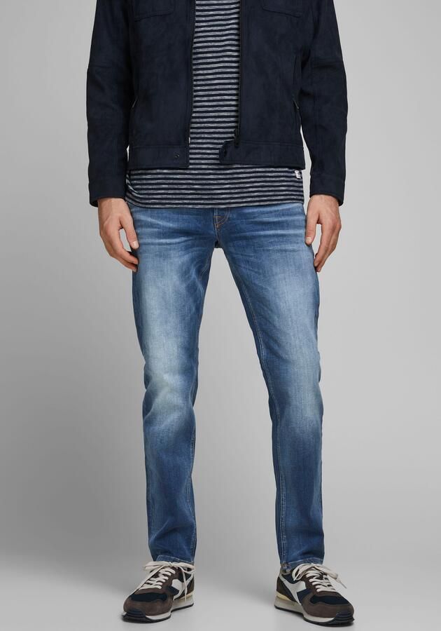 JACK & JONES JEANS INTELLIGENCE tapered fit jeans JJIMIKE JJORIGINAL blue denim - Foto 11