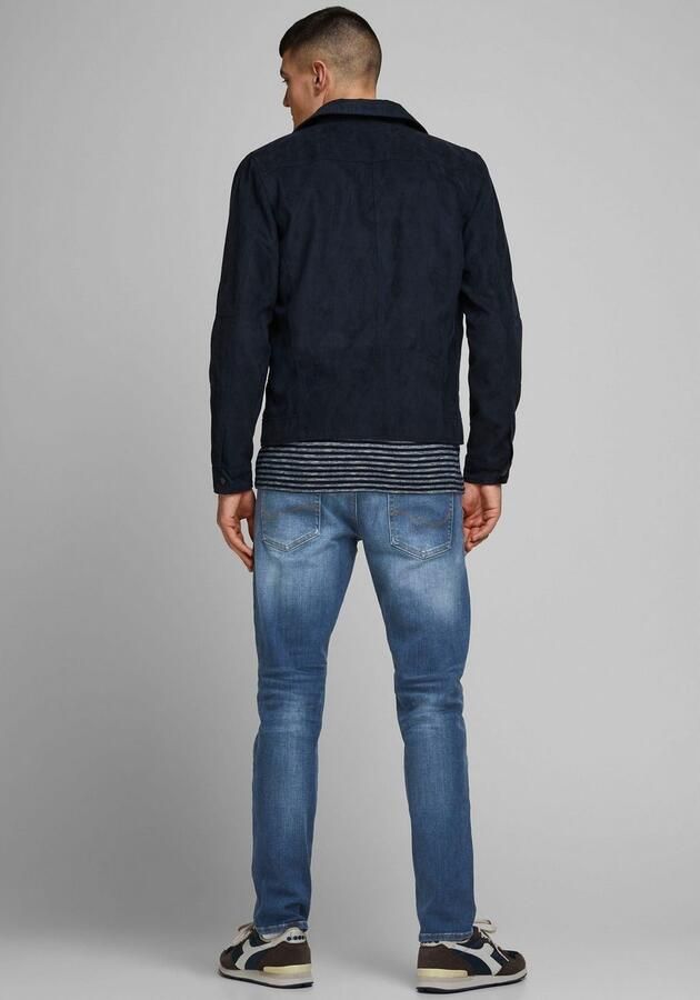 JACK & JONES JEANS INTELLIGENCE tapered fit jeans JJIMIKE JJORIGINAL blue denim - Foto 6