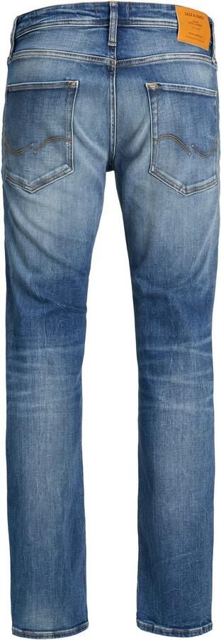 JACK & JONES JEANS INTELLIGENCE tapered fit jeans JJIMIKE JJORIGINAL blue denim - Foto 10