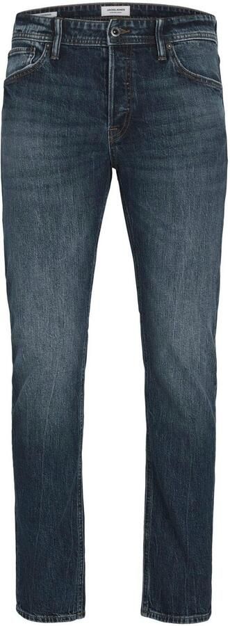 JACK & JONES JEANS INTELLIGENCE tapered fit jeans JJIMIKE JJORIGINAL SBD 551 medium blue - Foto 6