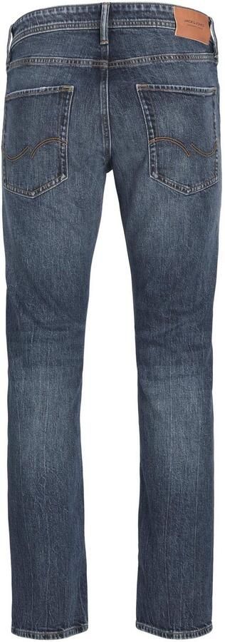 JACK & JONES JEANS INTELLIGENCE tapered fit jeans JJIMIKE JJORIGINAL SBD 551 medium blue - Foto 7