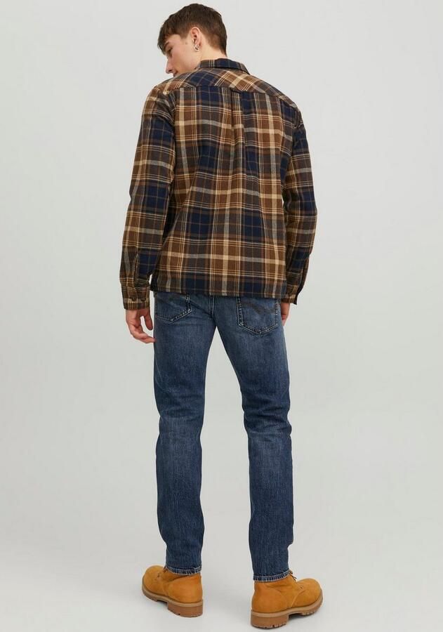 JACK & JONES JEANS INTELLIGENCE tapered fit jeans JJIMIKE JJORIGINAL SBD 551 medium blue - Foto 3