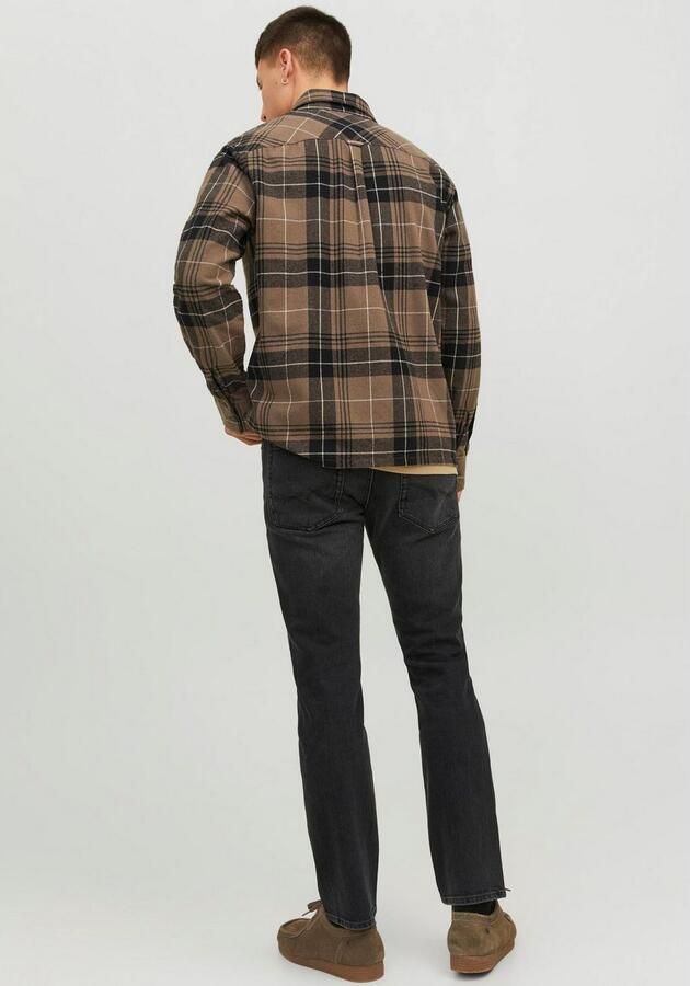 JACK & JONES JEANS INTELLIGENCE taperd fit jeans JJIMIKE JJORIGINAL zwart - Foto 4