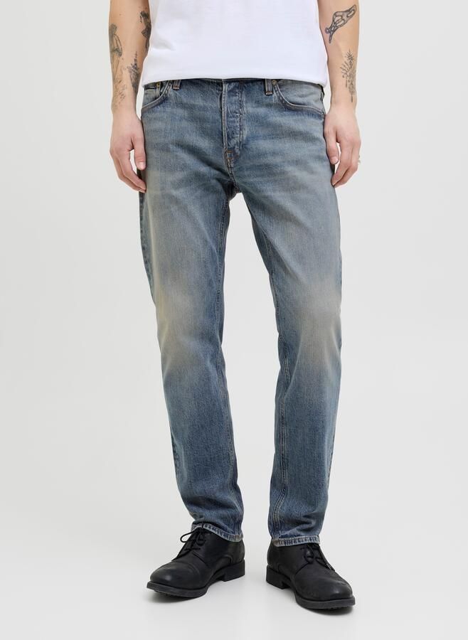 JACK & JONES JEANS INTELLIGENCE JJIMIKE JJORIGINAL tapered jeans blue denim - Foto 6