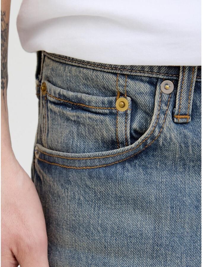 JACK & JONES JEANS INTELLIGENCE JJIMIKE JJORIGINAL tapered jeans blue denim - Foto 2
