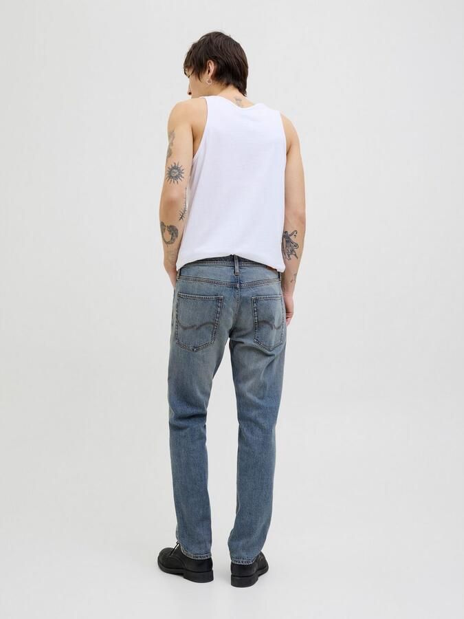 JACK & JONES JEANS INTELLIGENCE JJIMIKE JJORIGINAL tapered jeans blue denim - Foto 5