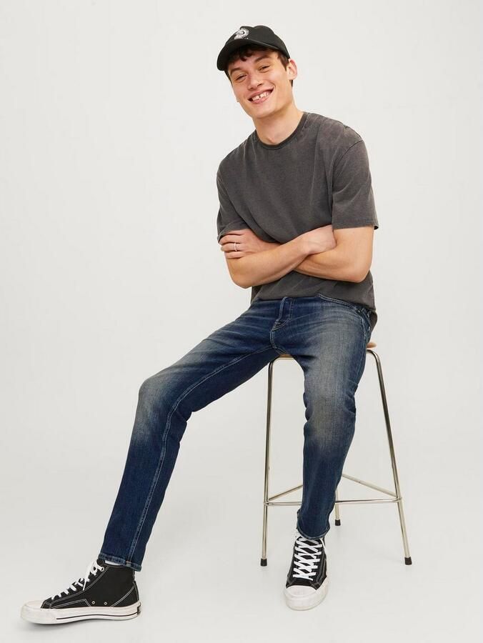Jack & Jones Regular fit jeans JJICLARK met used-look en stretch voor dagelijks gebruik - Foto 13