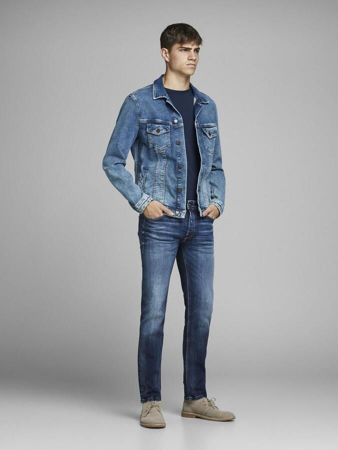 Jack & Jones Regular fit jeans JJICLARK met used-look en stretch voor dagelijks gebruik - Foto 10