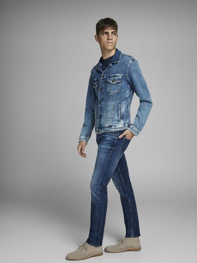 Jack & Jones Regular fit jeans JJICLARK met used-look en stretch voor dagelijks gebruik - Foto 8