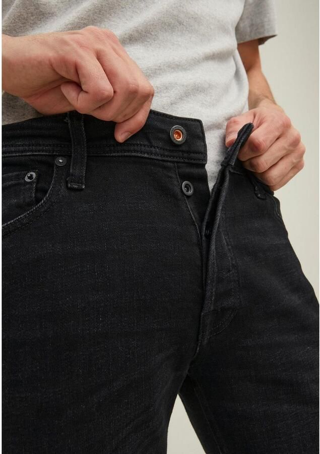 JACK & JONES JEANS INTELLIGENCE tapered fit jeans JJIMIKE JJORIGINAL jos 111 black denim - Foto 2