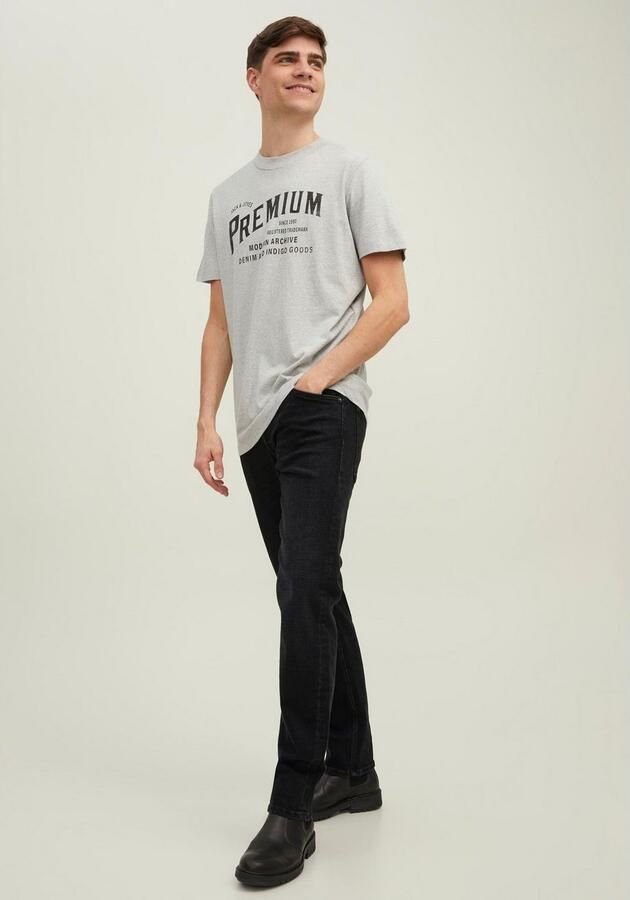 JACK & JONES JEANS INTELLIGENCE tapered fit jeans JJIMIKE JJORIGINAL jos 111 black denim - Foto 5