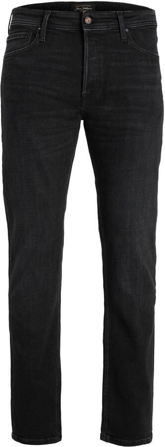 JACK & JONES JEANS INTELLIGENCE tapered fit jeans JJIMIKE JJORIGINAL jos 111 black denim - Foto 6