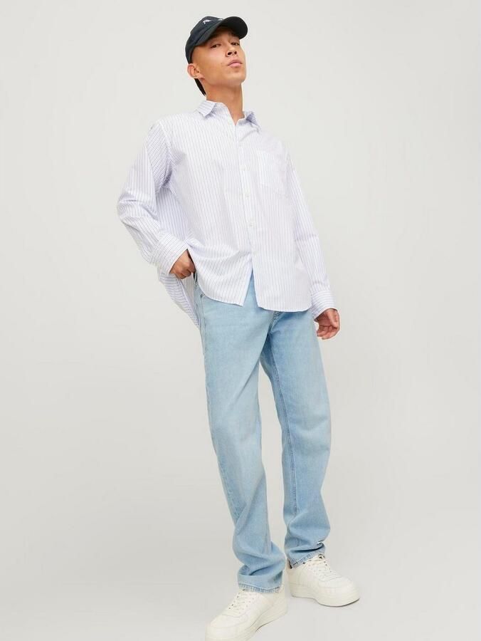 Jack & Jones Tapered jeans JJIMIKE van elastisch materiaal en used-wassing - Foto 4