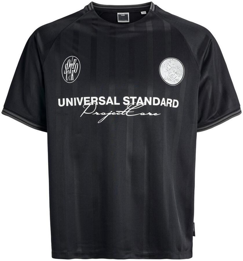 Jack & Jones Trainingsshirt JCOCOVER RETRO FOOTBALL TEE SS LN