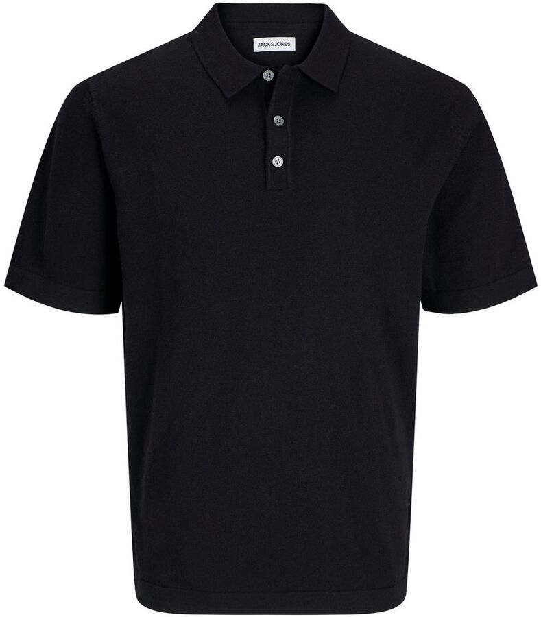Jack & Jones Trui met korte mouwen JJEEMIL KNIT RELAXED POLO SS SN
