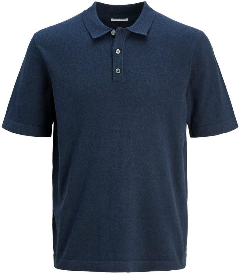 Jack & Jones Trui met korte mouwen JJEEMIL KNIT RELAXED POLO SS SN