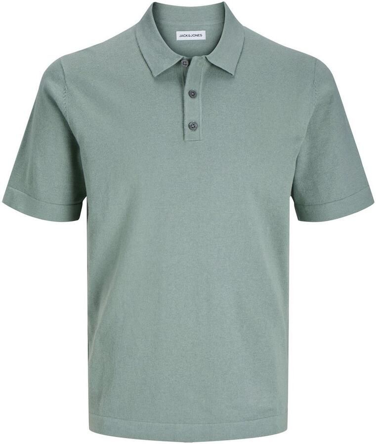 Jack & Jones Trui met korte mouwen JJEEMIL KNIT RELAXED POLO SS SN