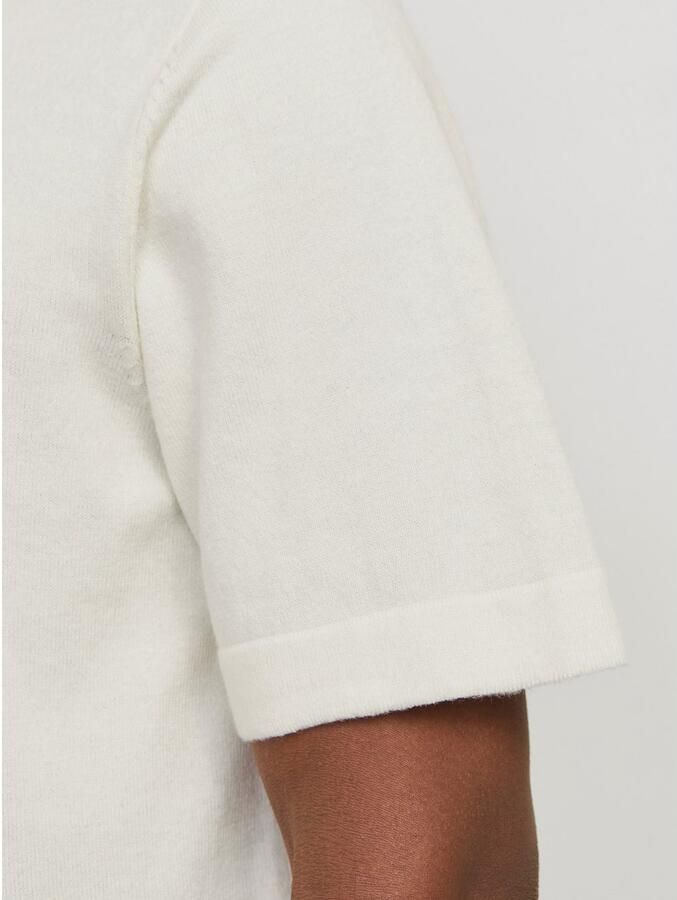 Jack & Jones Trui met korte mouwen JJEEMIL KNIT RELAXED POLO SS SN - Foto 3