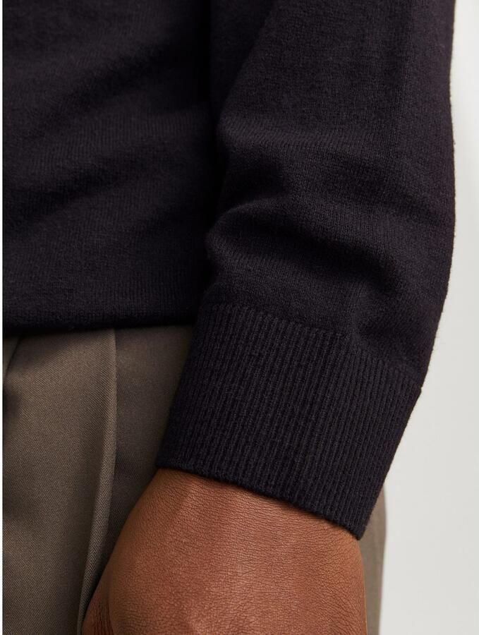Jack & Jones Trui met polokraag JJEEMIL KNIT POLO HALF ZIP LS NOOS - Foto 4