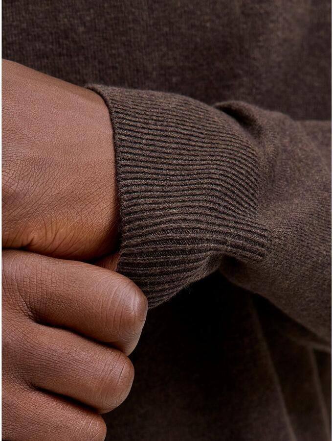 Jack & Jones Trui met polokraag JJEEMIL KNIT POLO HALF ZIP LS NOOS - Foto 4